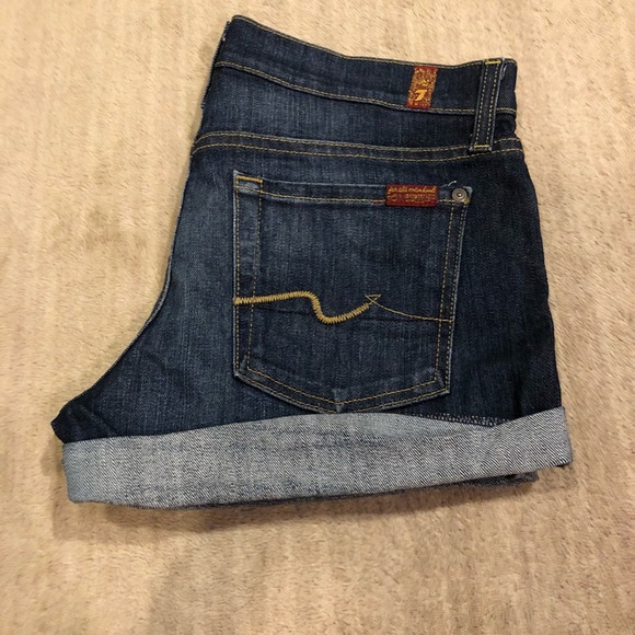 7 For All Mankind Pants - 7 For All Mankind Jean Shorts